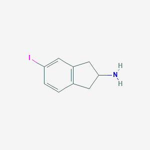 molecular formula C9H10IN B145790 5-Iodo-2-aminoindane CAS No. 132367-76-1
