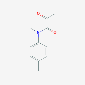 molecular formula C11H13NO2 B14579001 Propanamide, N-methyl-N-(4-methylphenyl)-2-oxo- CAS No. 61110-53-0