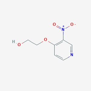 molecular formula C7H8N2O4 B1457901 4-(2-Hydroxyethoxy)-3-nitropyridine CAS No. 859776-95-7