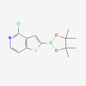 4-Chloro-2-(4,4,5,5-tetramethyl-1,3,2-dioxaborolan-2-yl)thieno[3,2-c]pyridine
