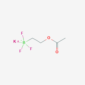 molecular formula C4H7BF3KO2 B1457924 Potassium (2-acetoxyethyl)trifluoroborate CAS No. 1408168-77-3