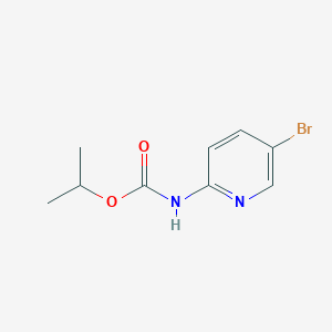molecular formula C9H11BrN2O2 B14579328 Propan-2-yl (5-bromopyridin-2-yl)carbamate CAS No. 61546-64-3