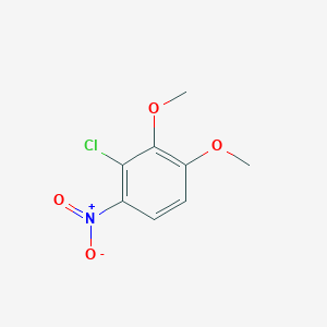molecular formula C8H8ClNO4 B1457937 2-Chloro-3,4-dimethoxy-1-nitrobenzene CAS No. 1393442-37-9