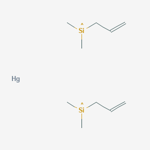 molecular formula C10H22HgSi2 B14579407 Dimethyl(prop-2-en-1-yl)silyl--mercury (2/1) CAS No. 61576-81-6
