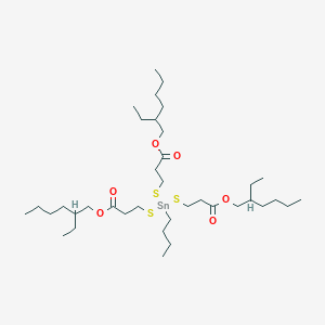 molecular formula C37H72O6S3Sn B14579465 Butyltin; 3-(2-ethylhexoxy)-3-oxo-propane-1-thiolate CAS No. 61241-05-2