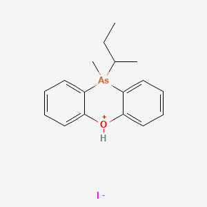 molecular formula C17H21AsIO B14579574 CID 78066172 