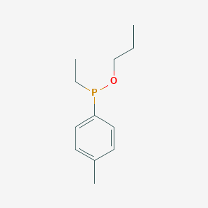 molecular formula C12H19OP B14579580 Propyl ethyl(4-methylphenyl)phosphinite CAS No. 61388-12-3