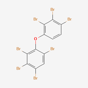 molecular formula C12H3Br7O B1457959 2,2',3,3',4,4',6-Heptabromodiphenyl ether CAS No. 446255-19-2
