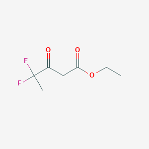 molecular formula C7H10F2O3 B1457961 4,4-二氟-3-氧代戊酸乙酯 CAS No. 51368-10-6