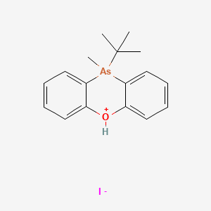 molecular formula C17H21AsIO B14579626 CID 78066171 