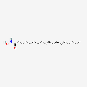 molecular formula C18H31NO2 B14579763 N-hydroxyoctadeca-9,11,13-trienamide CAS No. 61361-79-3