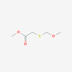 molecular formula C5H10O3S B14579792 Methyl [(methoxymethyl)sulfanyl]acetate CAS No. 61677-76-7