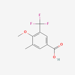 4-Methoxy-3-methyl-5-(trifluoromethyl)benzoic acid