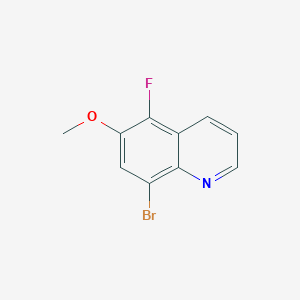 molecular formula C10H7BrFNO B1458022 8-Bromo-5-fluoro-6-methoxyquinoline CAS No. 1369499-08-0