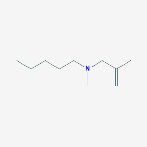 molecular formula C10H21N B14580220 N-Methyl-N-(2-methylprop-2-en-1-yl)pentan-1-amine CAS No. 61308-13-2