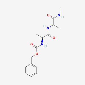 molecular formula C15H21N3O4 B14580295 N-[(Benzyloxy)carbonyl]-L-alanyl-N-methyl-L-alaninamide CAS No. 61280-89-5