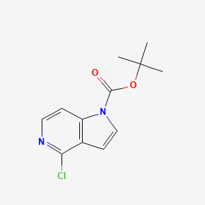 molecular formula C12H13ClN2O2 B1458062 tert-Butyl 4-chloro-1H-pyrrolo[3,2-c]pyridine-1-carboxylate CAS No. 1609259-26-8