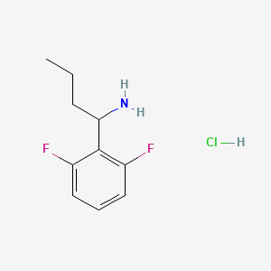 molecular formula C10H14ClF2N B1458063 1-(2,6-Difluorophenyl)butan-1-amine hydrochloride CAS No. 1864051-66-0