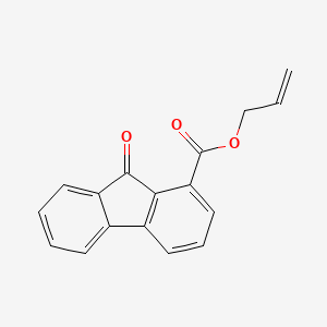 molecular formula C17H12O3 B14580637 prop-2-enyl 9-oxofluorene-1-carboxylate CAS No. 61422-03-5