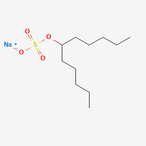 molecular formula C11H23NaO4S B14580655 Sodium 6-sulfonatooxyundecane CAS No. 61405-58-1