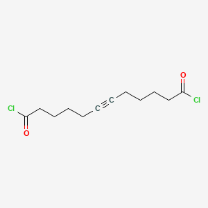molecular formula C12H16Cl2O2 B14580675 Dodec-6-ynedioyl dichloride CAS No. 61621-72-5