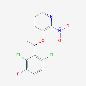 (S)-3-(1-(2,6-Dichloro-3-fluorophenyl)-ethoxy)-2-nitropyridine