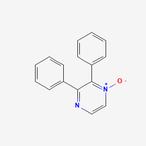molecular formula C16H12N2O B14580861 1-Oxo-2,3-diphenyl-1lambda~5~-pyrazine CAS No. 61578-13-0