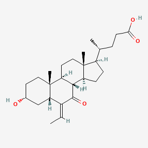 molecular formula C26H40O4 B1458104 (E)-Obeticholic Acid Impurity 30 CAS No. 1516887-33-4