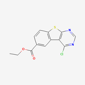 Ethyl 4-chlorobenzo[4,5]thieno-[2,3-d]pyrimidine-6-carboxylate