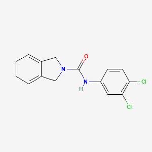 molecular formula C15H12Cl2N2O B14581067 N-(3,4-Dichlorophenyl)-1,3-dihydro-2H-isoindole-2-carboxamide CAS No. 61517-21-3