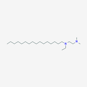 molecular formula C22H48N2 B14581075 N~1~-Ethyl-N~1~-hexadecyl-N~2~,N~2~-dimethylethane-1,2-diamine CAS No. 61237-16-9
