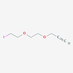 molecular formula C7H11IO2 B1458111 Alkyne-PEG2-iodide CAS No. 1234387-33-7