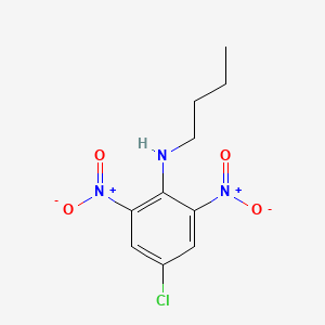 molecular formula C10H12ClN3O4 B14581147 N-Butyl-4-chloro-2,6-dinitroaniline CAS No. 61511-72-6