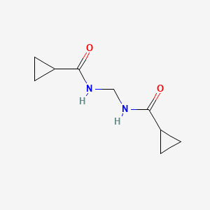 molecular formula C9H14N2O2 B14581163 N,N'-Methylenedicyclopropanecarboxamide CAS No. 61295-81-6