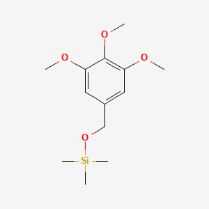 molecular formula C13H22O4Si B14581247 Trimethyl[(3,4,5-trimethoxyphenyl)methoxy]silane CAS No. 61040-77-5