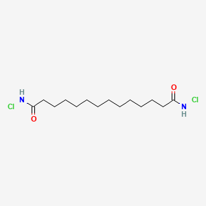 molecular formula C14H26Cl2N2O2 B14581331 N~1~,N~14~-Dichlorotetradecanediamide CAS No. 61382-94-3
