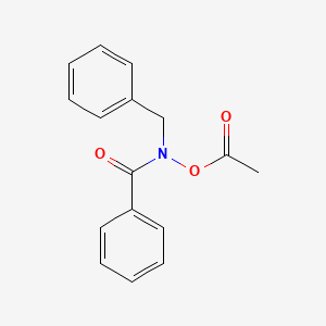 molecular formula C16H15NO3 B14581495 N-(Acetyloxy)-N-benzylbenzamide CAS No. 61548-88-7