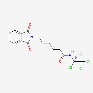 6-(1,3-dioxo-2,3-dihydro-1H-isoindol-2-yl)-N-(1,2,2,2-tetrachloroethyl)hexanamide