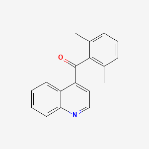 4-(2,6-Dimethylbenzoyl)quinoline