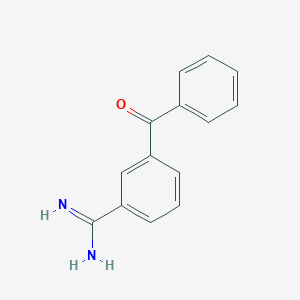 molecular formula C14H12N2O B14581573 Benzenecarboximidamide, 3-benzoyl- CAS No. 61625-22-7