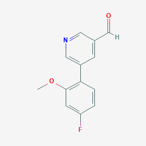 5-(4-Fluoro-2-methoxyphenyl)pyridine-3-carboxaldehyde