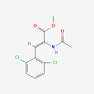 methyl (2Z)-3-(2,6-dichlorophenyl)-2-acetamidoprop-2-enoate