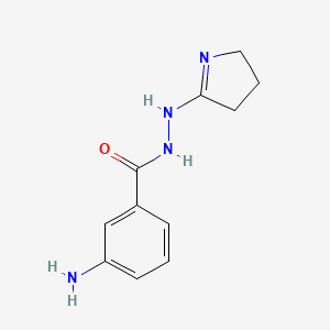 3-amino-N'-[(2E)-pyrrolidin-2-ylidene]benzohydrazide