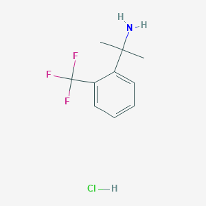 2-[2-(Trifluoromethyl)phenyl]propan-2-amine hydrochloride