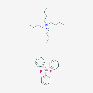 molecular formula C34H51F2NSn B145817 Tetrabutylammonium difluorotriphenylstannate CAS No. 139353-88-1