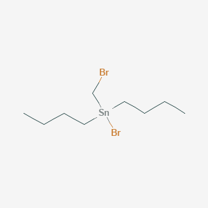 molecular formula C9H20Br2Sn B14581707 Bromo(bromomethyl)dibutylstannane CAS No. 61553-18-2