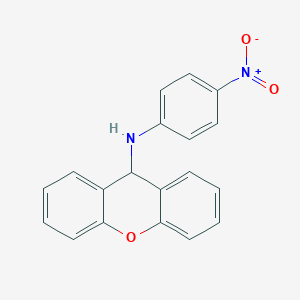 molecular formula C19H14N2O3 B14581758 N-(4-Nitrophenyl)-9H-xanthen-9-amine CAS No. 61307-86-6