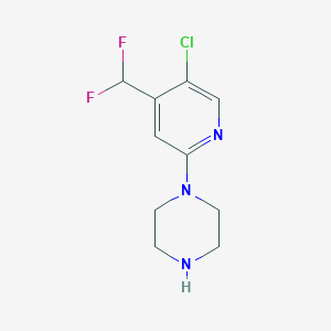 1-(5-Chloro-4-(difluoromethyl)pyridin-2-yl)piperazine