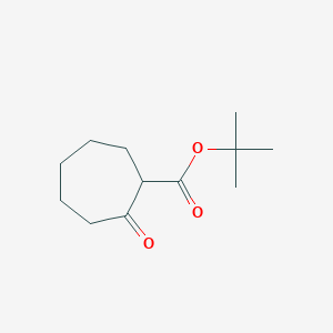 molecular formula C12H20O3 B14581928 tert-Butyl 2-oxocycloheptane-1-carboxylate CAS No. 61363-32-4