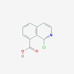 molecular formula C10H6ClNO2 B1458193 1-Chloroisoquinoline-8-carboxylic acid CAS No. 1337879-52-3